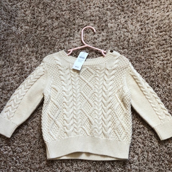 GAP Other - Brand new GAP cream sweater 12-18M